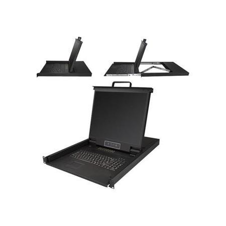 LCD - 48.26 CM 
ADD TO FAVOURITES
 EMAIL PRINT
 Startech .com 16 Port Rackmount KVM Console w/ Cables - Integrated KVM Switch w/ 19" LCD - 1U LCD KVM Drawer 50000 MTBF - USB + VGA Support - Rackmou