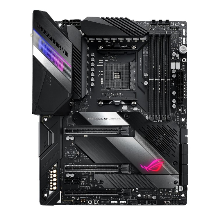 ASUS ROG Crosshair VIII Hero - AMD X570 - ATX Motherboard Socket AM4 - USB 3.2 Gen1/3
