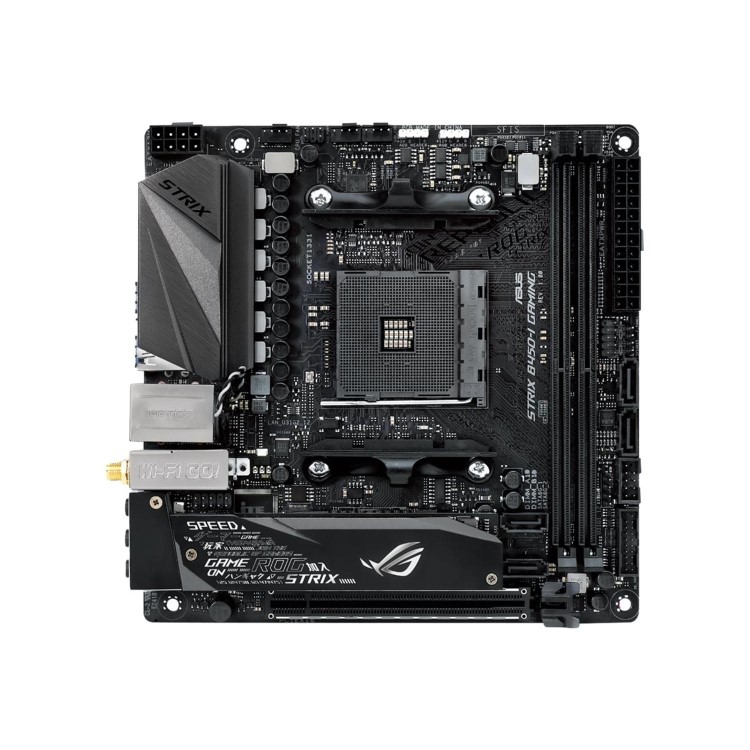 ASUS ROG STRIX B450-I GAMING - Motherboard - mini ITX - Socket AM4 - AMD B450 - USB 3.1 Gen 1 USB 3