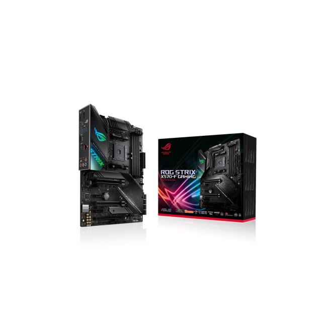 ASUS ROG Strix X570- F Gaming - X570 - ATX Motherboard - Socket AM4 - USB-C/USB 3.2 Gen1/3