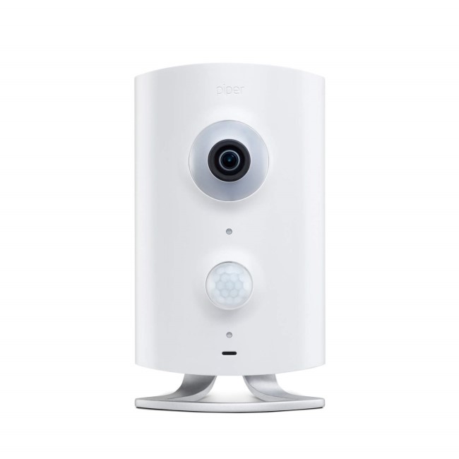 Piper HD 180º Fisheye Security Camera with Z-Wave in White