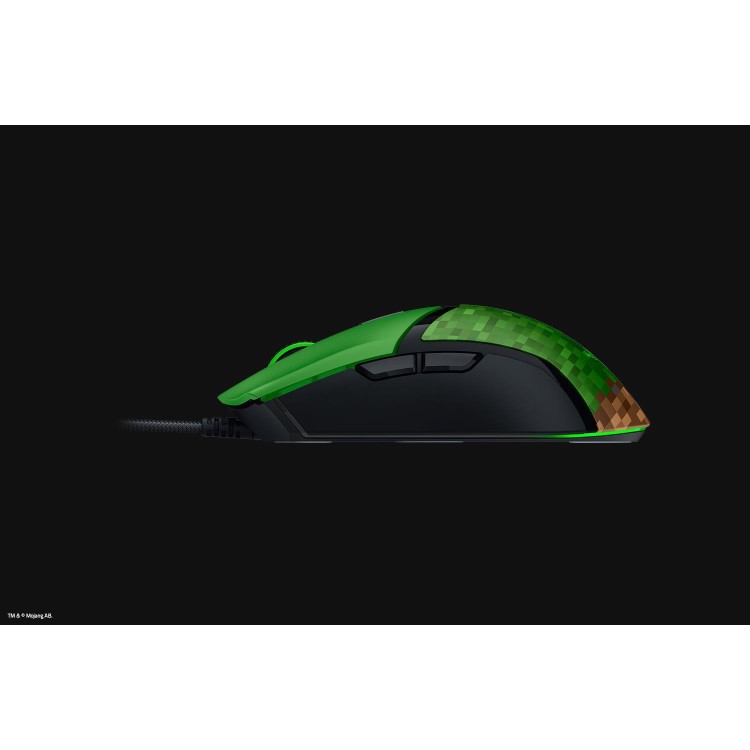 Razer Cobra Wired 8500 DPI Optical Gaming Mouse - Minecraft Edition Green