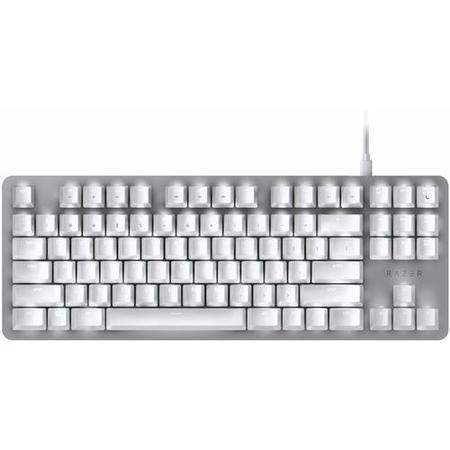 Razer Blackwidow Lite Mercury Silent Mechanical Gaming Keyboard - White