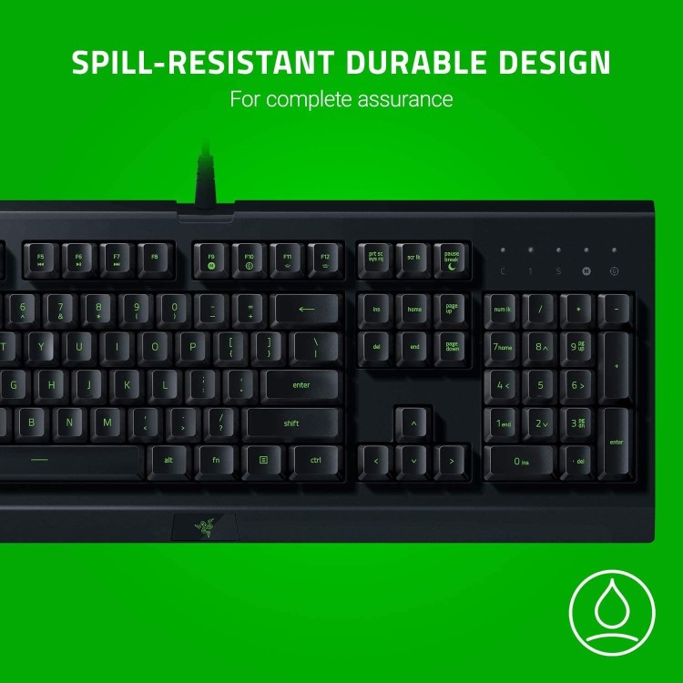 Razer Cynosa Lite Essential RGB Wired Gaming Keyboard Black