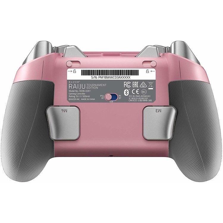 Razer Raiju Bluetooth And Wired Controller For PS4 in Pink 