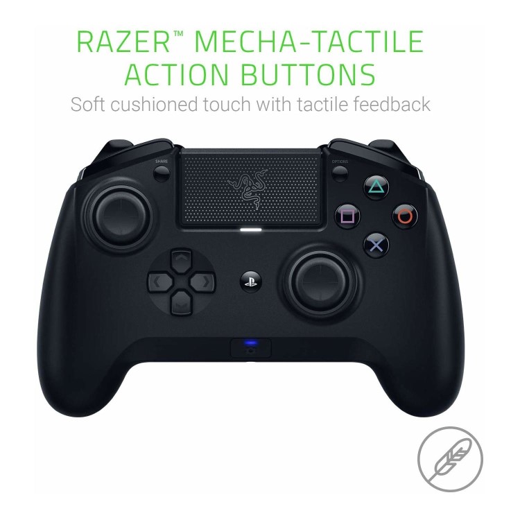 Razer Wireless Raiju Tournament Edition PS4 Gaming Controller in Black