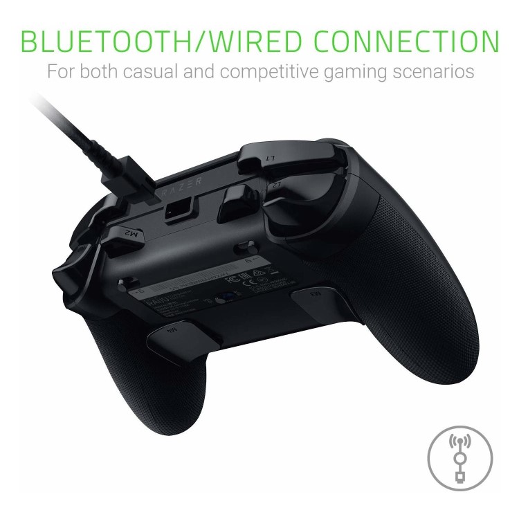Razer Wireless Raiju Tournament Edition PS4 Gaming Controller in Black