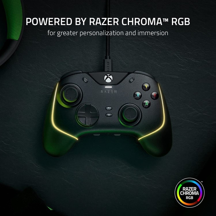 Razer Wolverine V2 Chroma Gaming Controller for Xbox and PC White