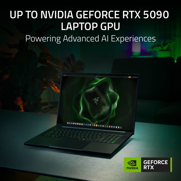 Razer Blade 18 Intel Core Ultra 9 32GB RAM 2TB SSD GeForce RTX 5090 240Hz 18 Inch Windows 11 Gaming Laptop