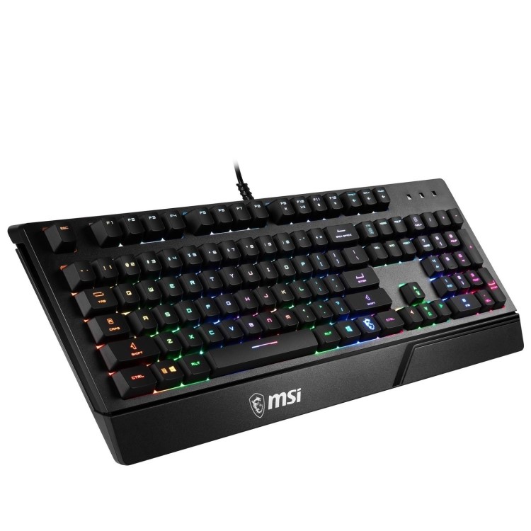 MSI Vigor GK20 RGB Wired Membrane Switch Gaming Keyboard Black