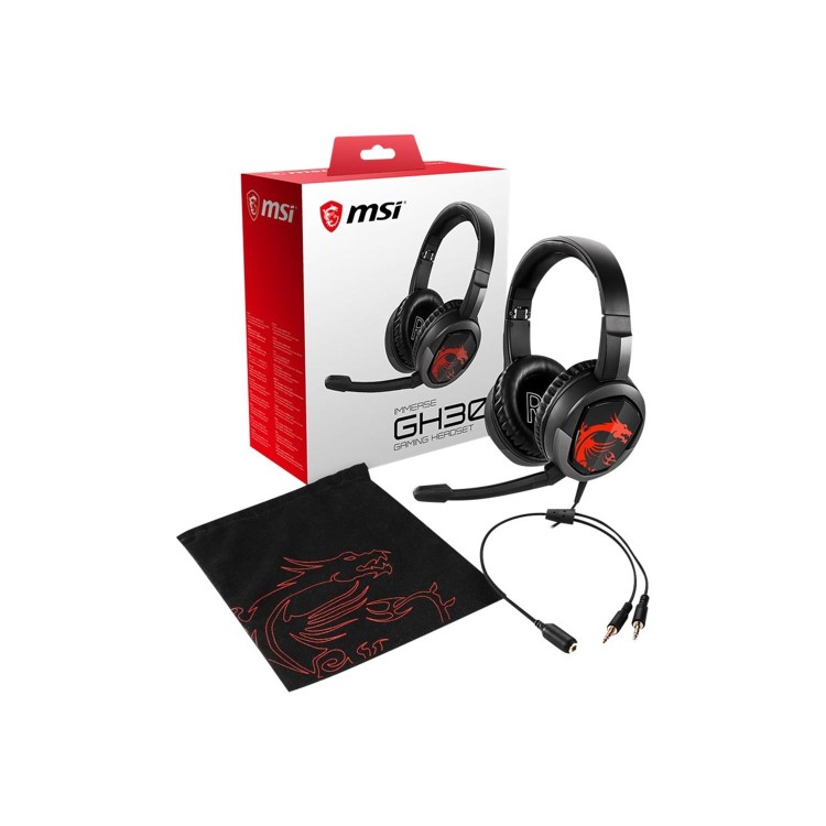 MSI Immerse GH30V2 Double Sided 3.5mm Jack with Microphone Gaming Headset