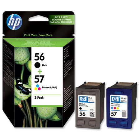 HP 56/57 Combo Pack Print Cartridge1x Cyan/Magenta/Yellow
