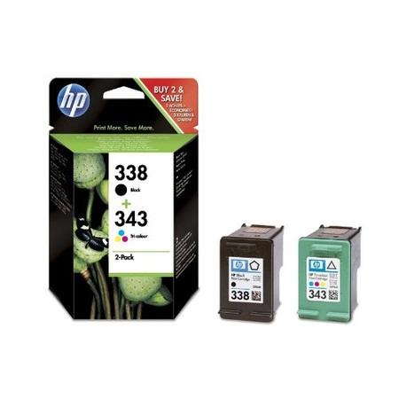 HP 338/343 - Print Cartridge Multipack 1x Cyan/Magenta/Yellow