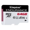 SDCE/64GB Kingston High Endurance 64GB Flash Memory Card + microSDXC UHS-I