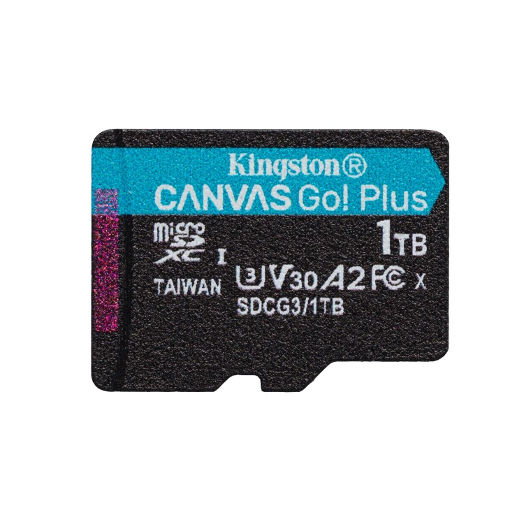 Kingston Canvas Go Plus 1TB Micro SD Memory Card + SD Adapter