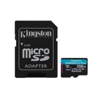Kingston Canvas Go Plus 256GB MicroSD UHS-I Memory Card + Adapter