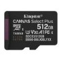 Kingston Canvas Select Plus 512GB microSDXC UHS-I Memory Card + microSD to SD adapter