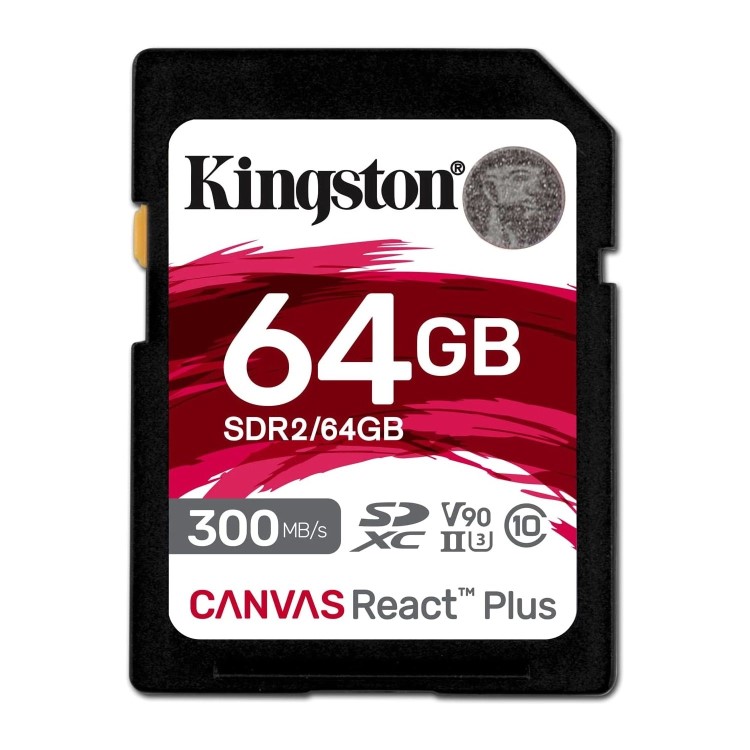 Kingston Canvas React 64GB SDXC Memory Card