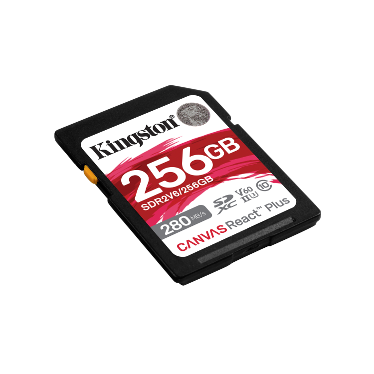 Kingston Canvas React Plus 256GB SDXC Memory Card