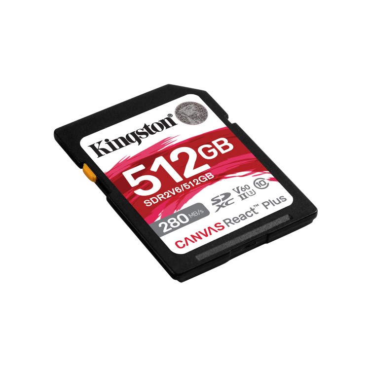 Kingston Canvas React Plus 512GB SDXC Memory Card