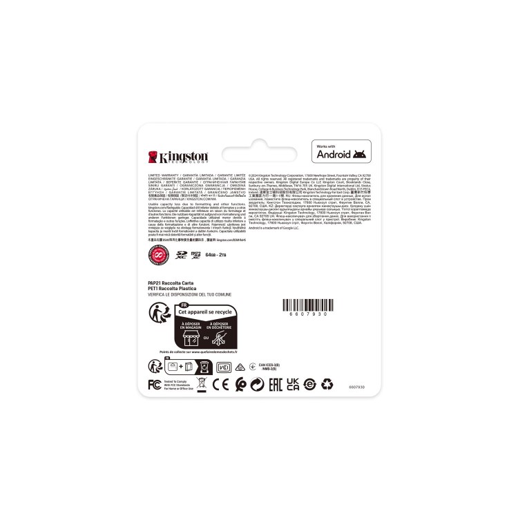 Kingston Canvas Select Plus 128GB SDXC UHS-I Memory Card
