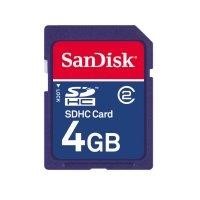 Scandisk 4GB Secure Digital High Capacity Card
