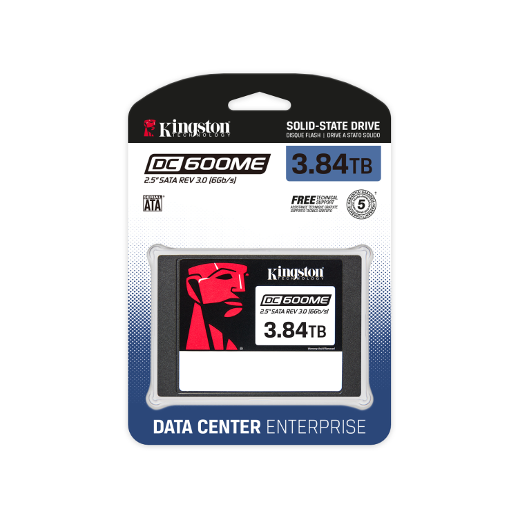 Kingston Technology 3840G DC600ME 2.5" Enterprise SATA SSD