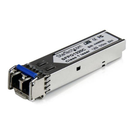 StarTech.com Cisco Compatible Gigabit Fiber SFP Transceiver Module SM LC w/ DDM – 20 km Mini-GBIC