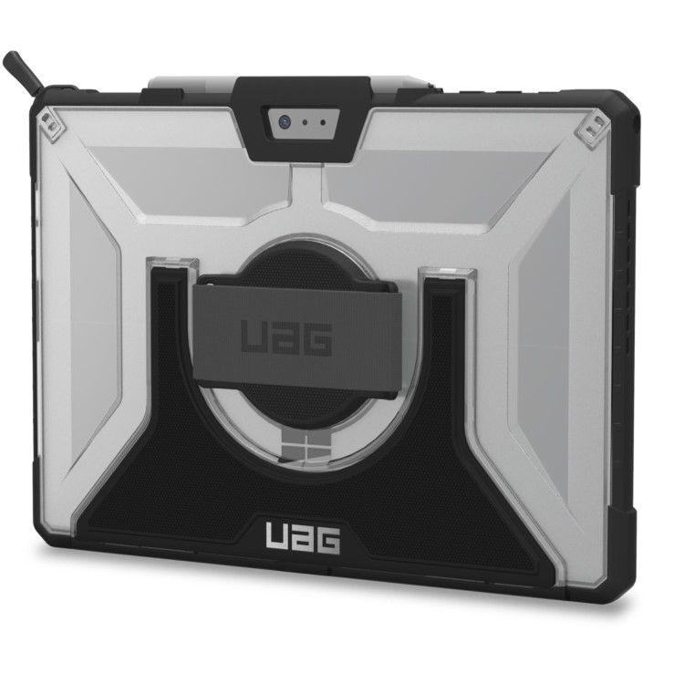 Surface Pro 2017 / Surface Pro 4 Plasma Case with Handstrap & Shoulder Strap - Ice / Black