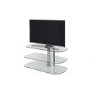 Off The Wall Skyline TV Stand for up to 55" TVs - Silver