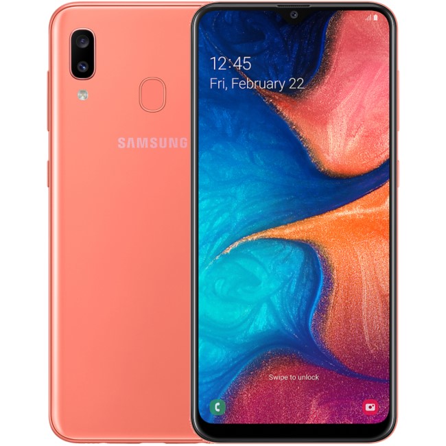 Samsung Galaxy A20e Coral 5.8" 32GB 4G Dual SIM Unlocked & SIM Free
