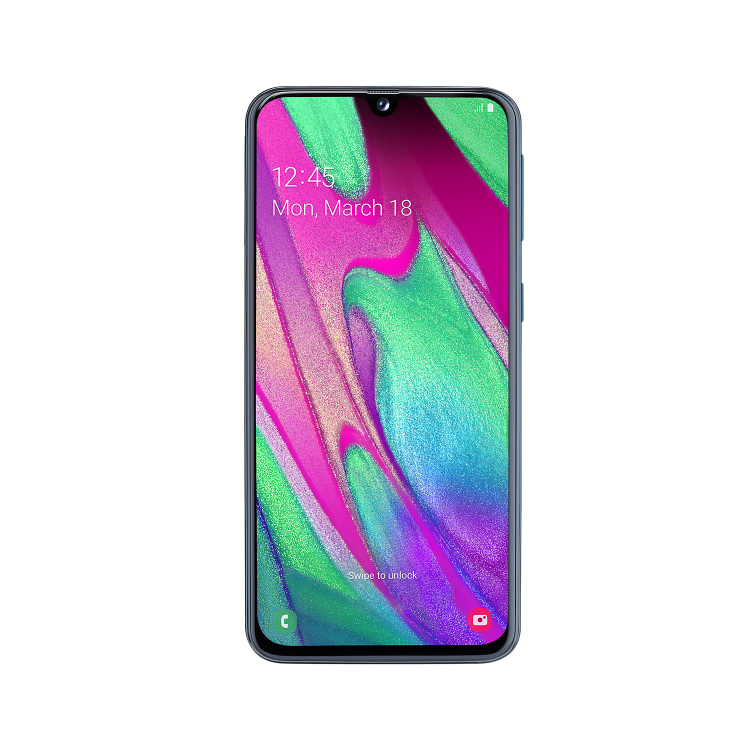 Grade A2 Samsung Galaxy A40 Black 5.9" 64GB 4G Dual SIM Unlocked & SIM Free