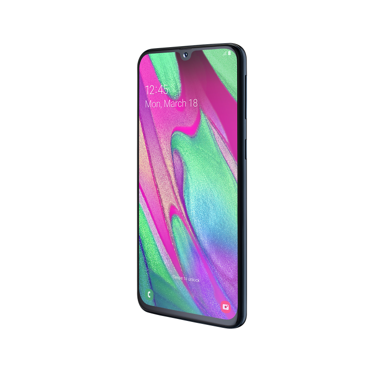 Grade A2 Samsung Galaxy A40 Black 5.9" 64GB 4G Dual SIM Unlocked & SIM Free