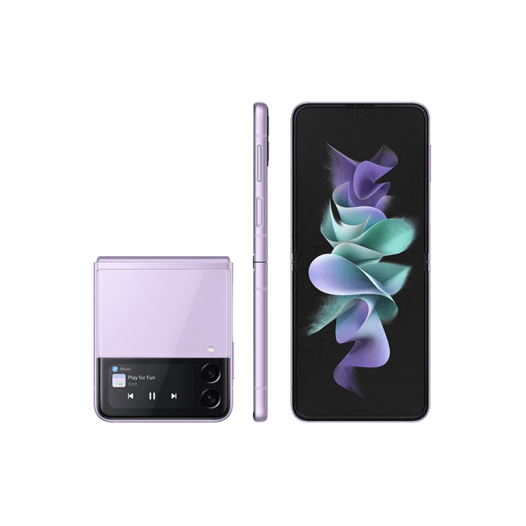Samsung Galaxy Z Flip3 5G Lavender 6.7" 256GB 5G Unlocked & SIM Free Smartphone