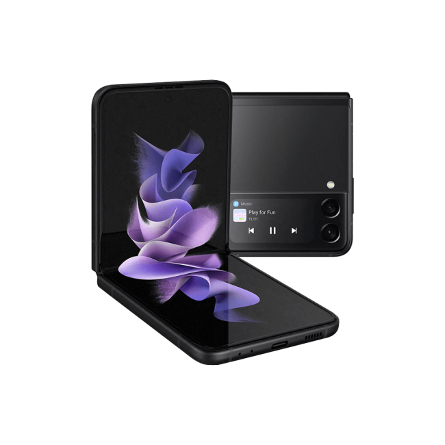 GRADE A3 - Samsung Galaxy Z Flip3 5G Phantom Black 6.7" 256GB 5G Unlocked & SIM Free Smartphone