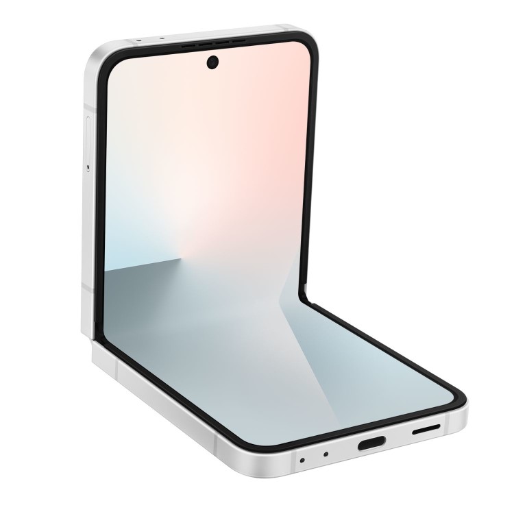 Samsung Flip7 FE White 6.7" 128GB 5G Unlocked & SIM Free Smartphone