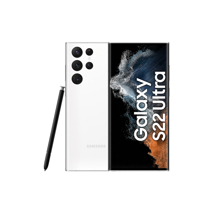 Samsung Galaxy S22 Ultra Phantom White 6.8" 512GB 5G Unlocked & SIM Free Smartphone