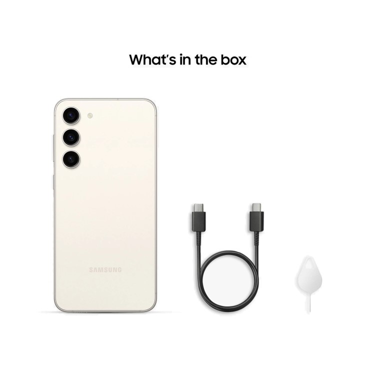 Samsung Galaxy S23+ Cream 6.6" 512GB 5G Unlocked & SIM Free Smartphone