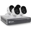 Swann CCTV System - 4 Channel 1080p DVR with 4 x 1080p Thermal Sensing Cameras &amp; 1TB HDD with Google Assistant