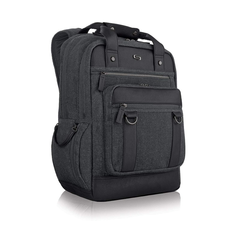 Solo Executive 15.6" Bradford Backpack - Black/Grey