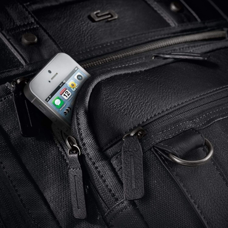 Solo Executive 15.6" Bradford Backpack - Black/Grey