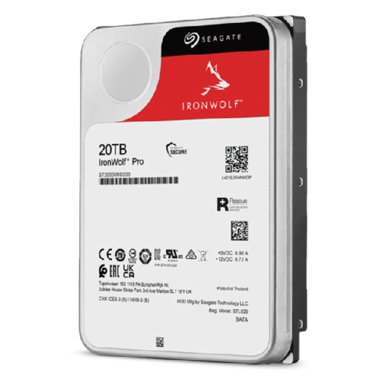 Seagate IronWolf Pro 20TB 3.5 Serial ATA III Internal Hard Drives