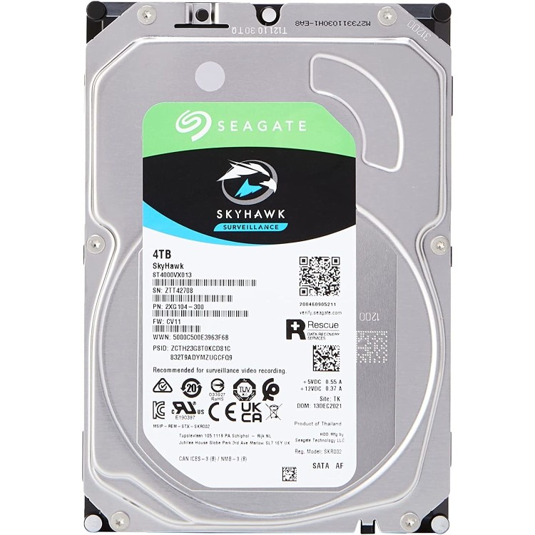 Seagate SkyHawk 4TB SATA III 7200RPM 3.5 Inch Internal Hard Drive