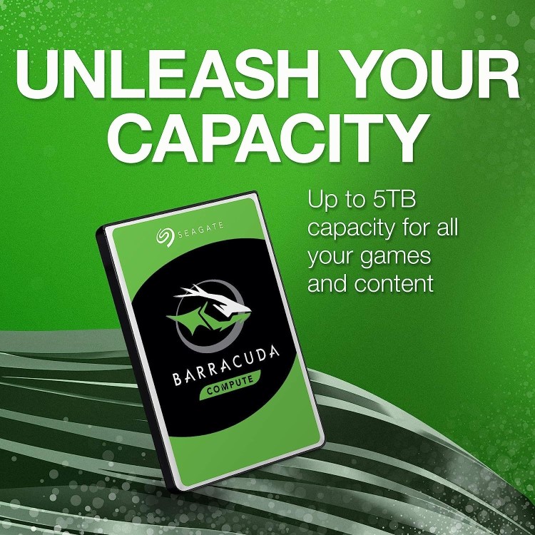 Seagate BarraCuda 500GB SATA 5400RPM 2.5 Inch Internal Hard Drive