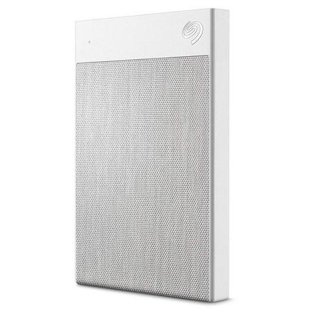 Seagate External 2TB Plus Ultra Touch USB-3 Hard Drive - White