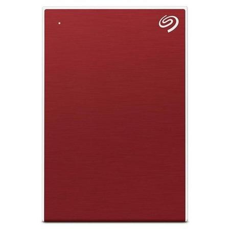 Seagate External 4TB Plus Portable USB-3 Hard Drive - Red