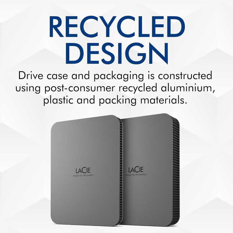 LaCie Mobile Secure 1TB USB-C 3.2 Gen 2 External SSD
