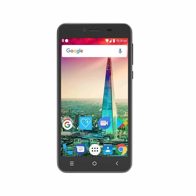 GRADE A1 - STK Life 7 Black 5" 16GB 4G Dual SIM Unlocked & SIM Free