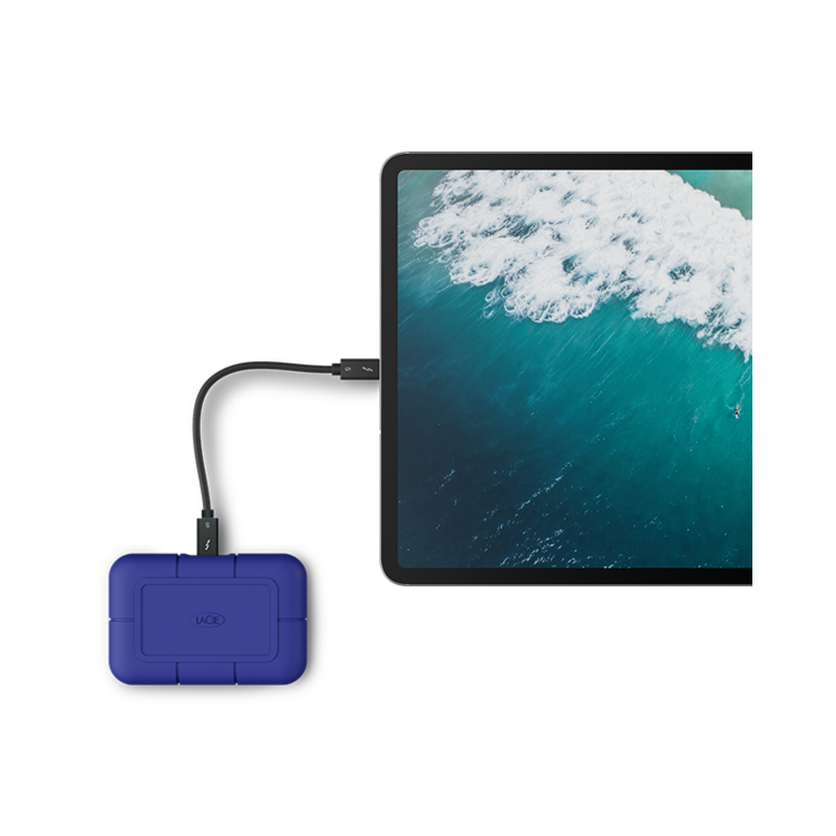 Lacie Rugged SSD Pro5 4TB External SSD Blue