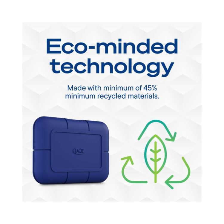 Lacie Rugged SSD Pro5 4TB External SSD Blue